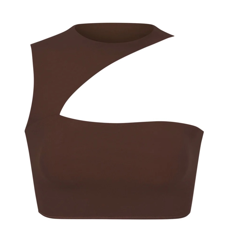 SKIMS Fits Everybody CUT OUT SUPER CROPPED TOP -XS